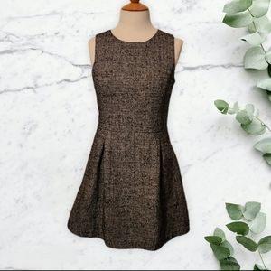 Blanco Deep Gary Textural Dress